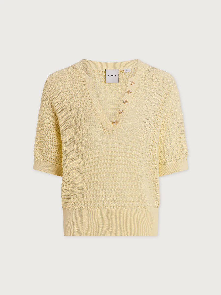 Callie Knit Top Yellow