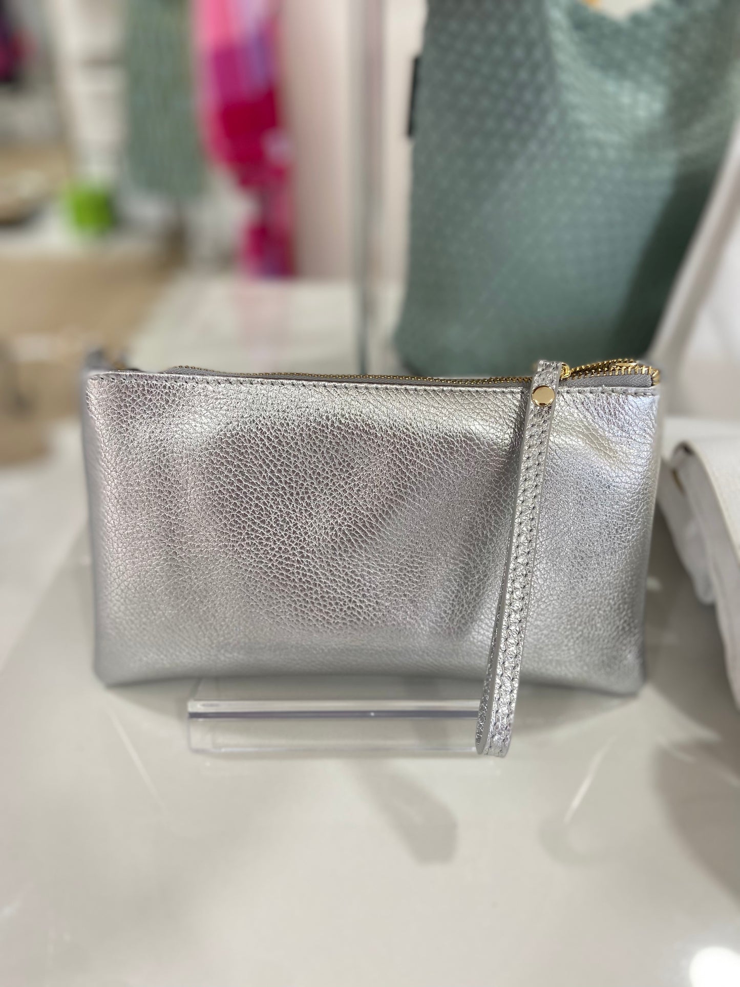 Leather Wallet and Crossbody