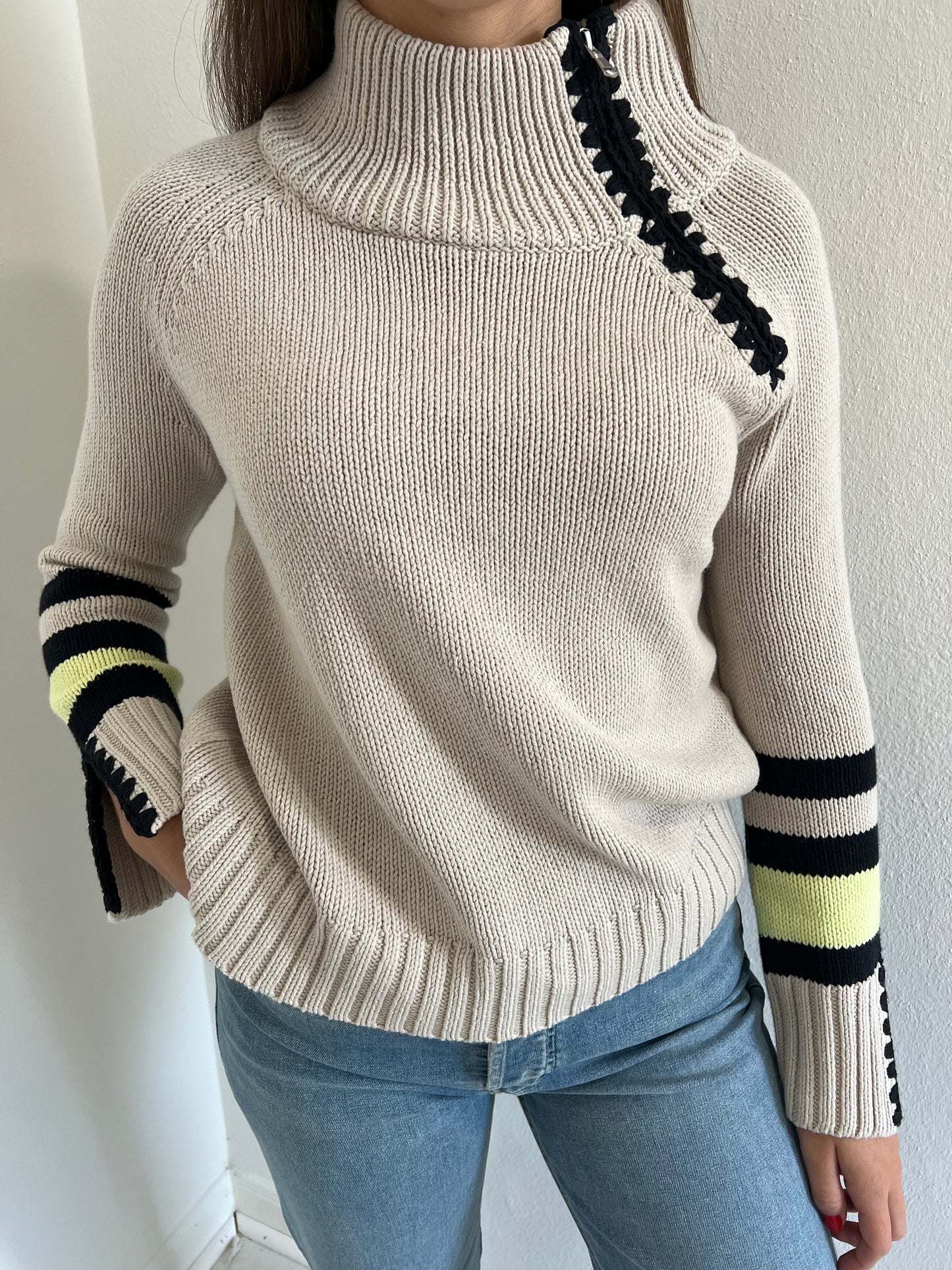 Unzipped Sweater
