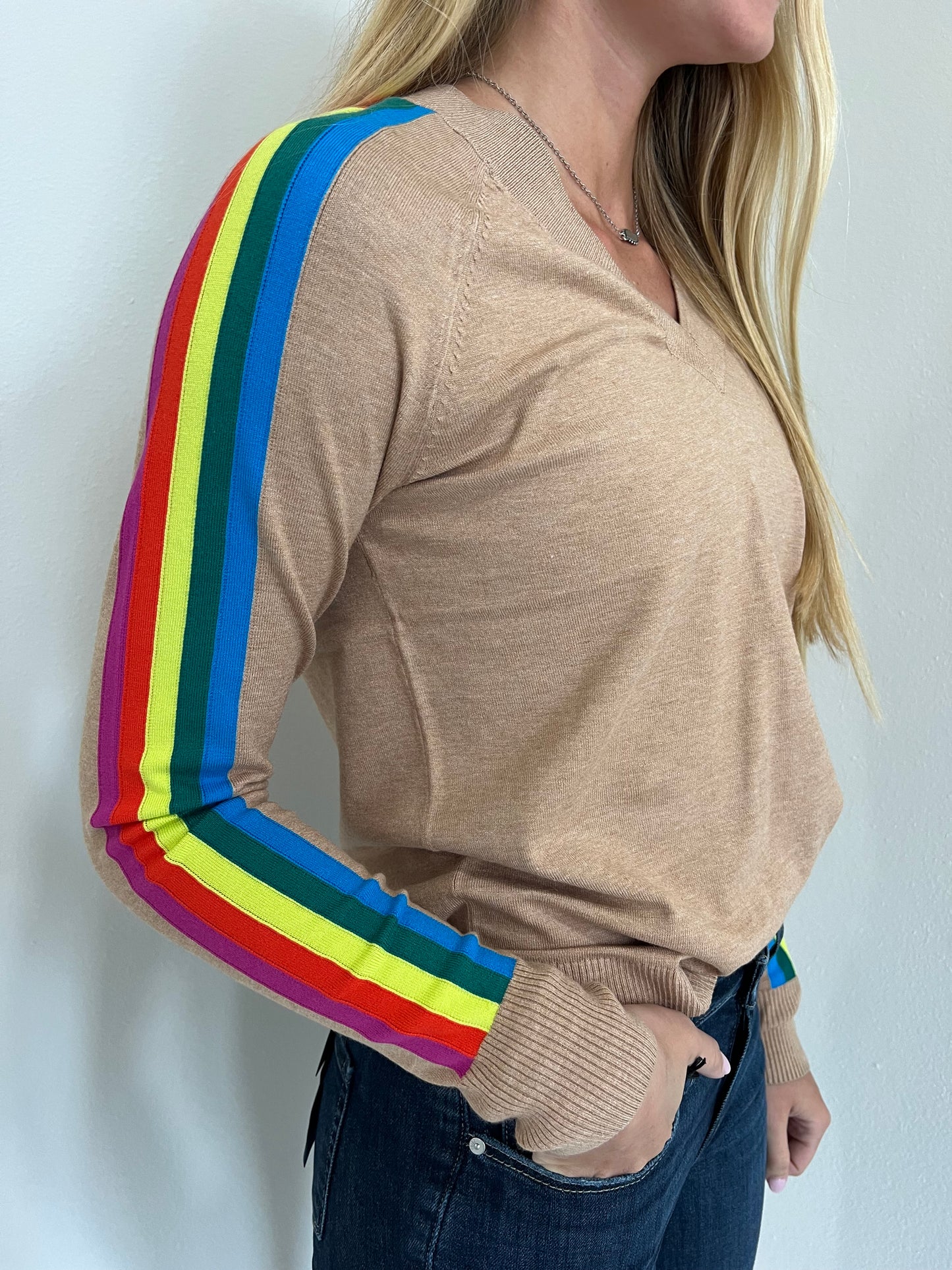 Striped Sleeve V