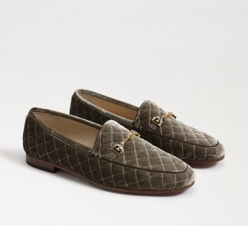 Sage Velvet Shoe