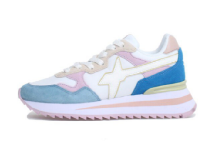 Suede pastel white Yak shoe