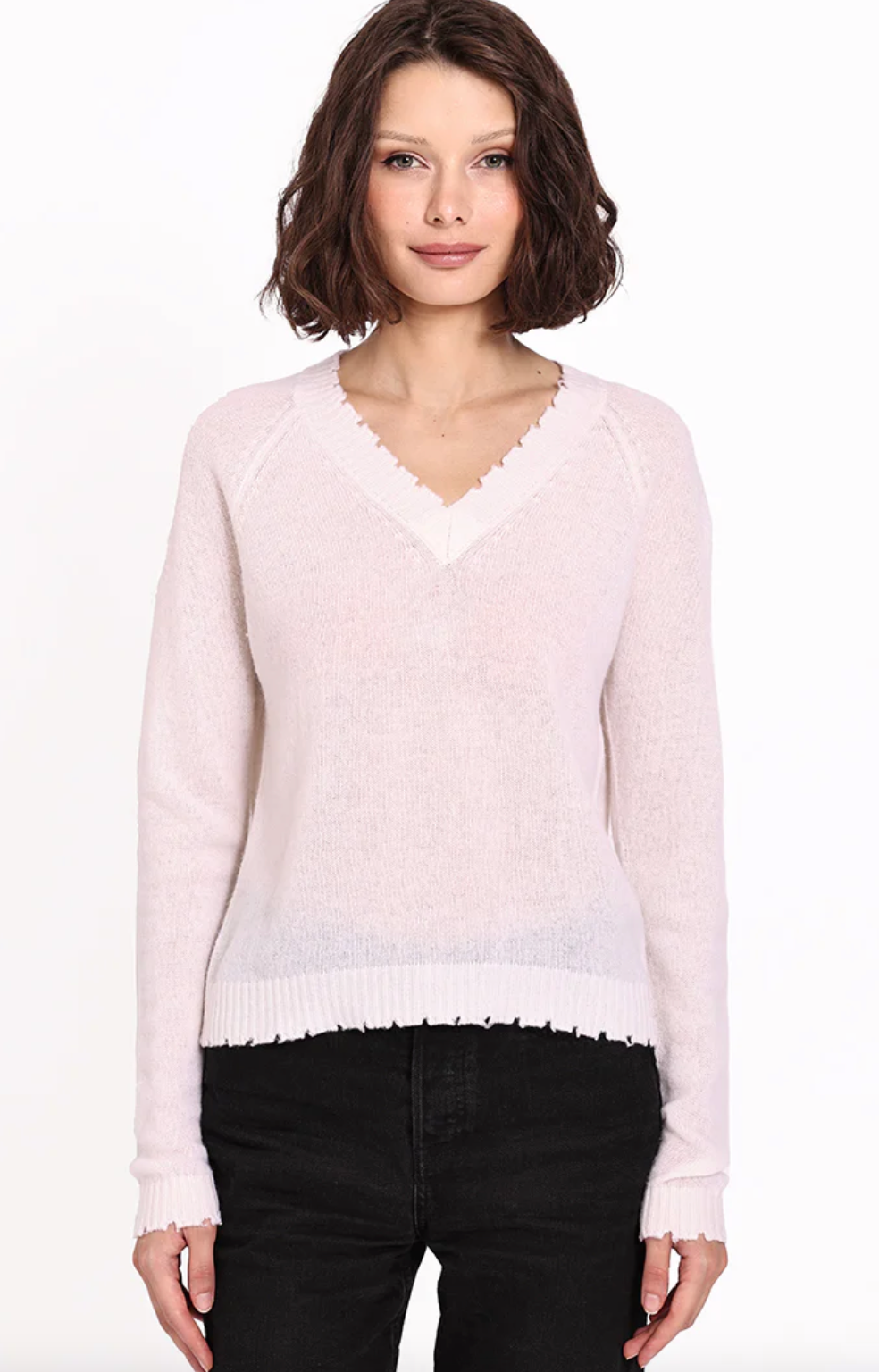 Cashmere V Cropped