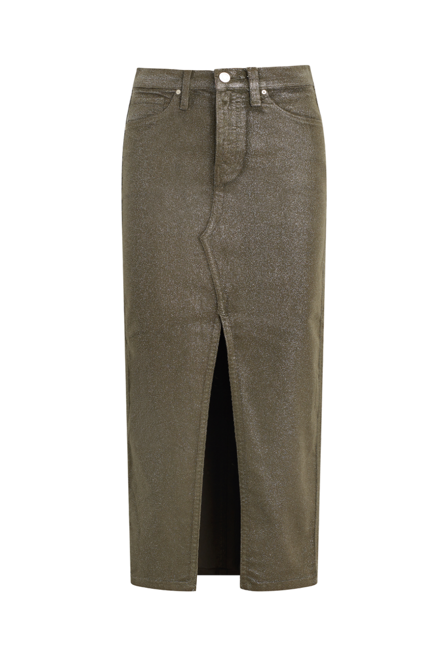 Cord Midi Skirt