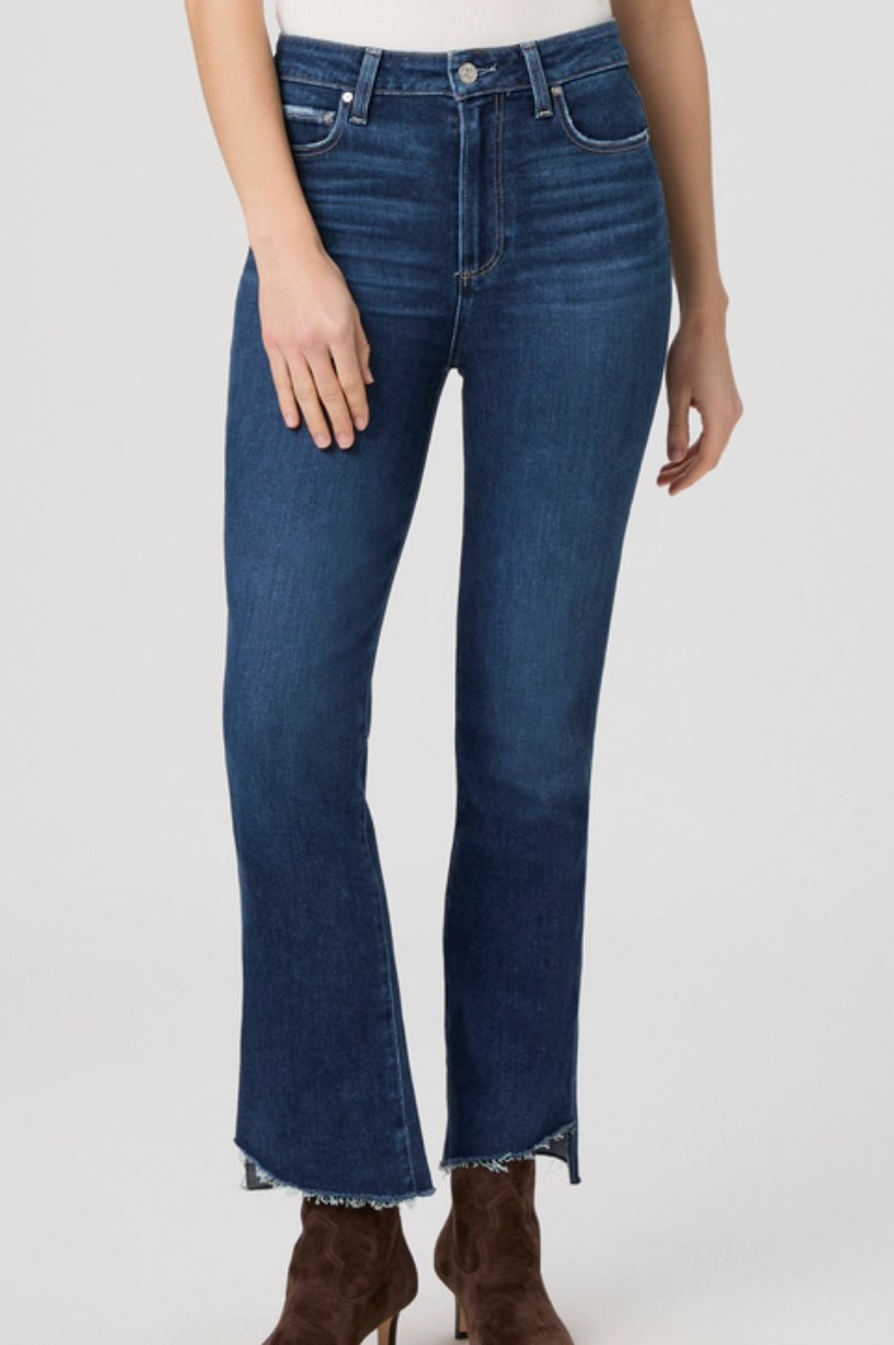 Claudine Raw Angled Hem