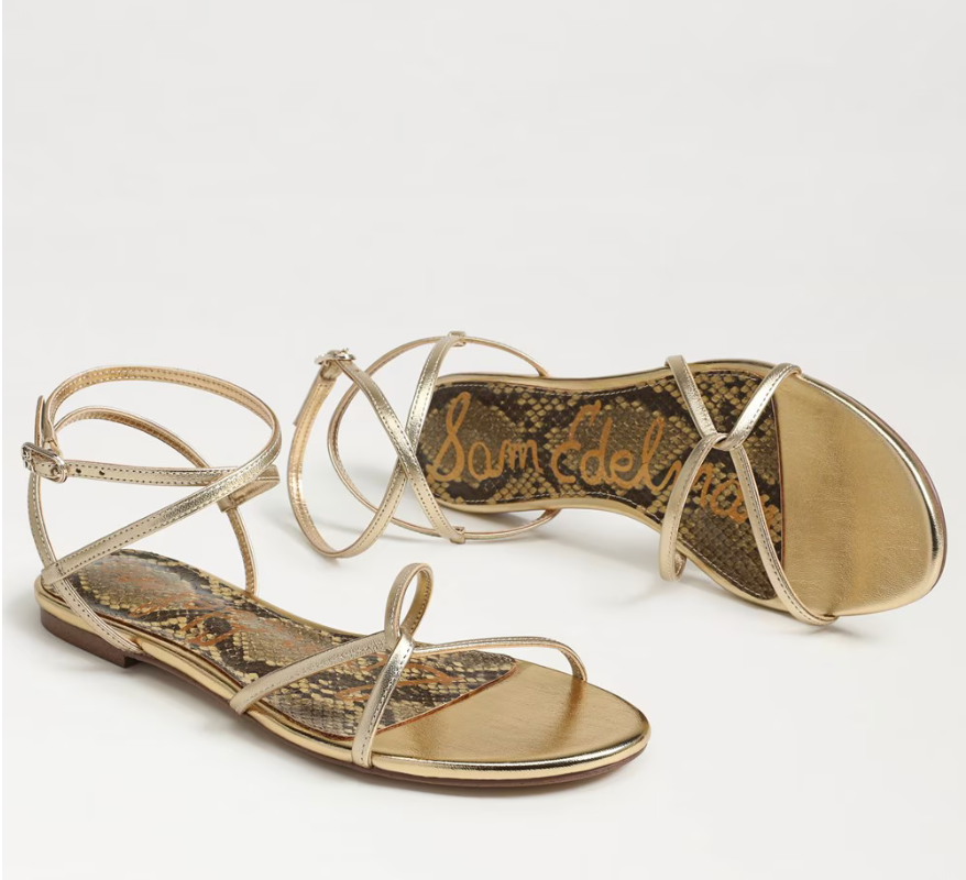 Ellina Ambergold Sandal