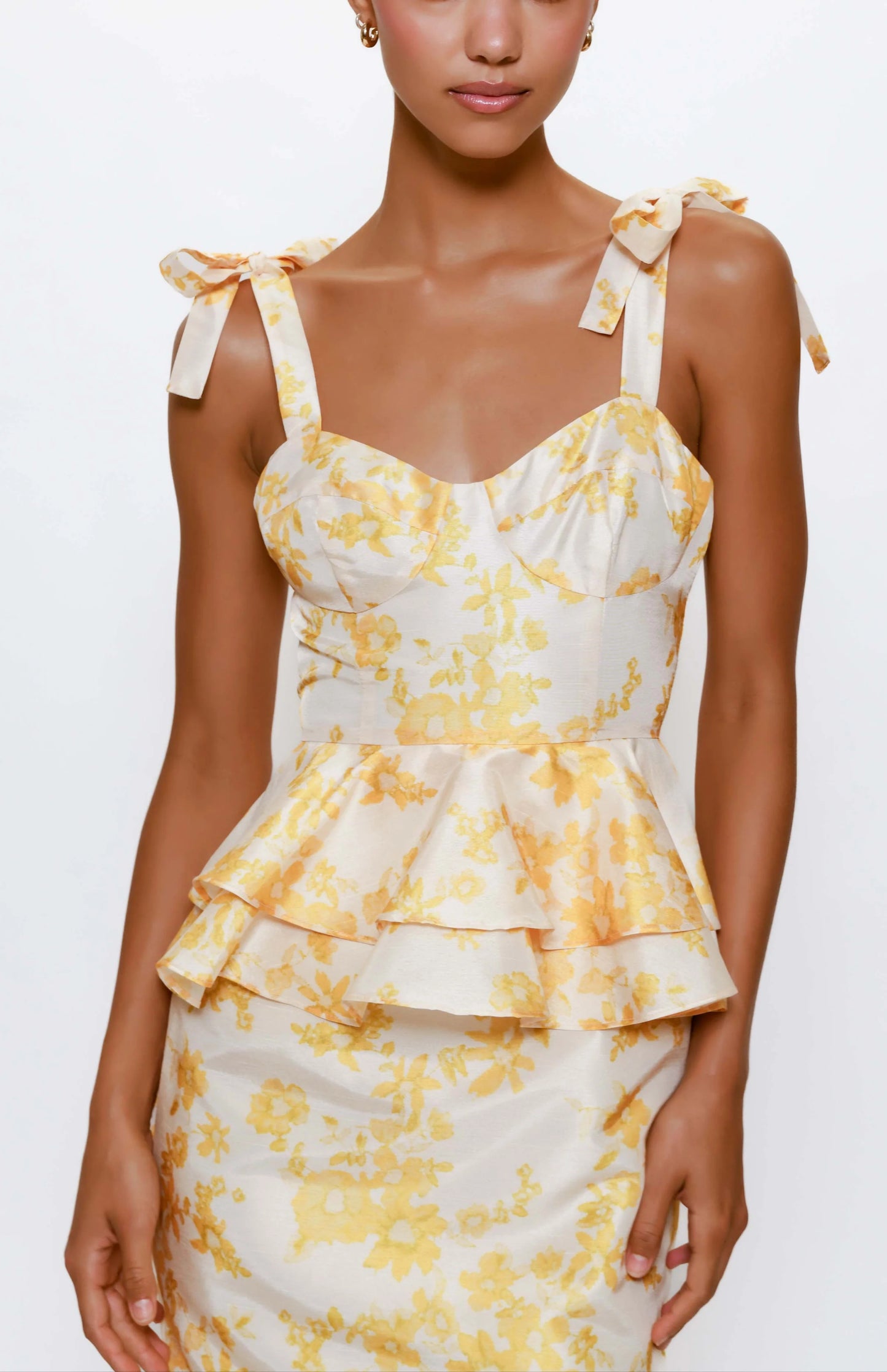 Bustier Peplum Dress