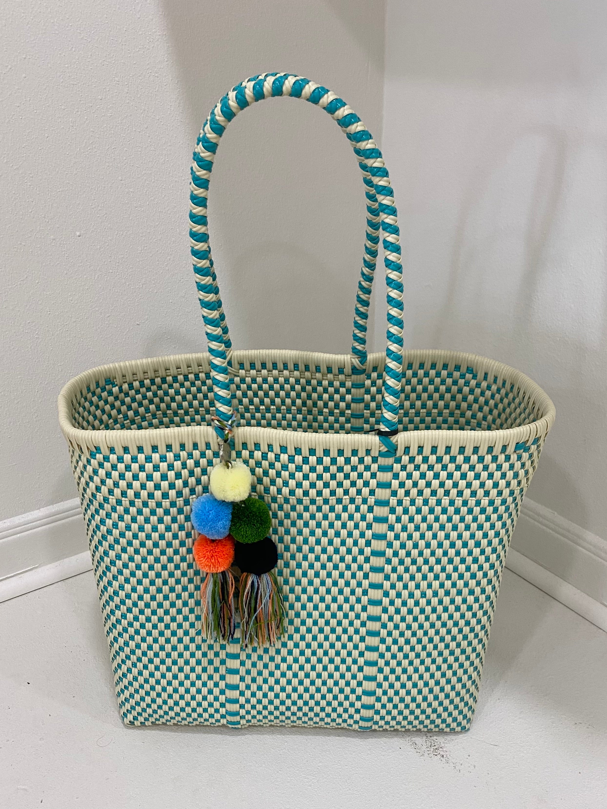 Medium open tote beach bag Mae Baton Rouge