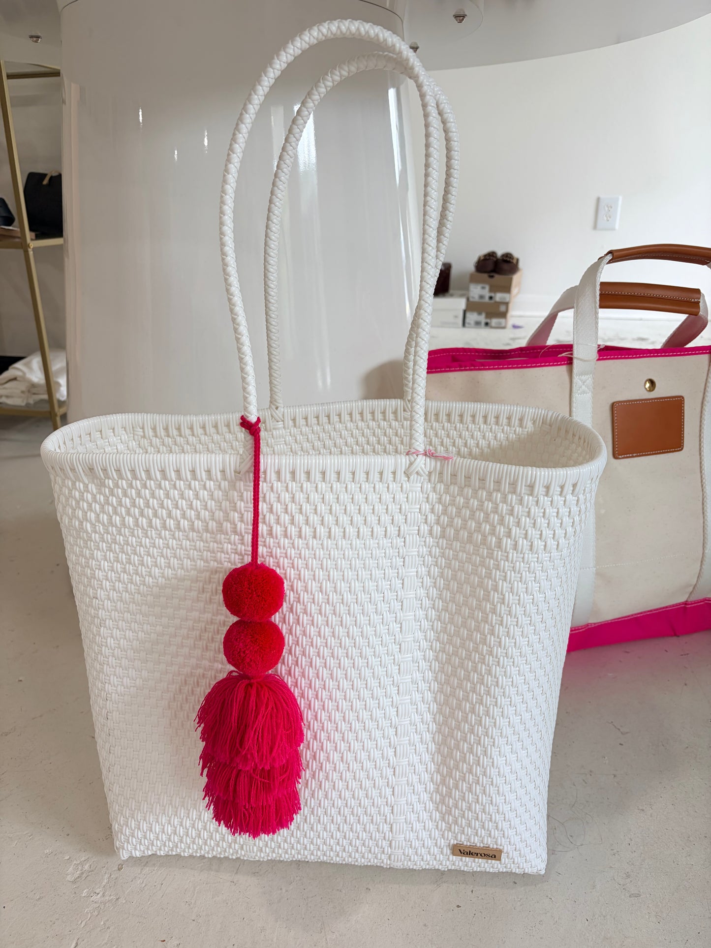 Solid White Playera Tote