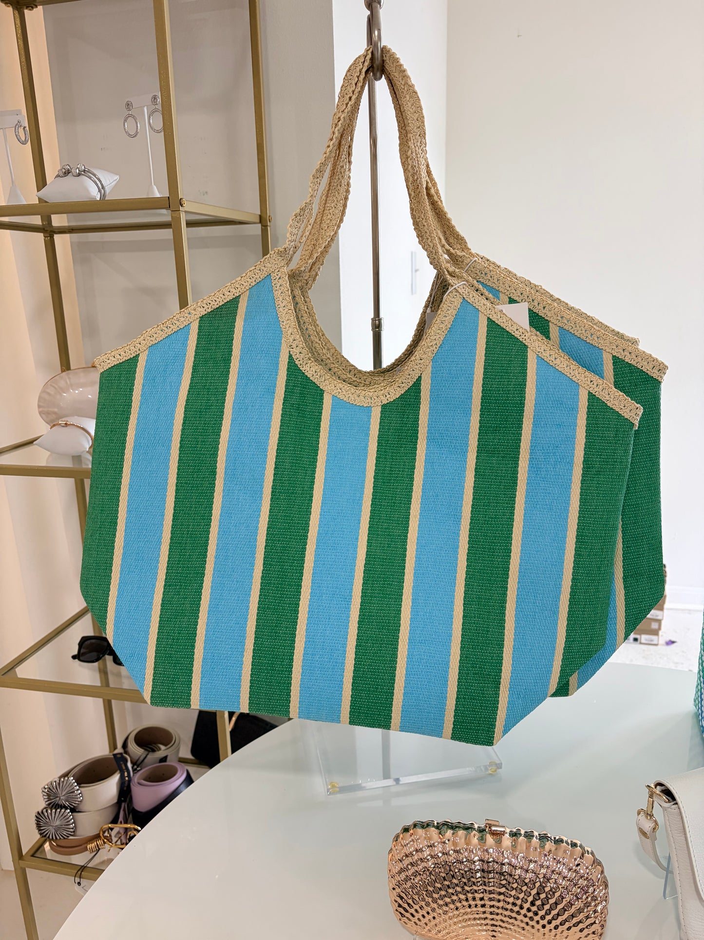 Capri Tote Turquoise