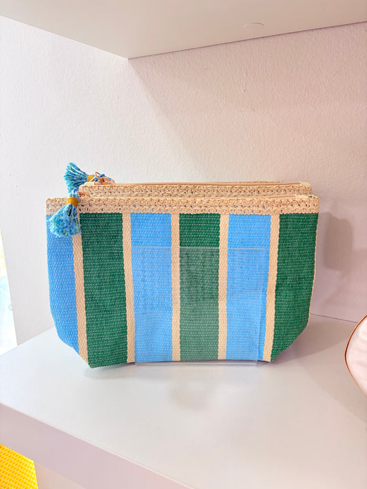Capri Zip Pouch Turquoise