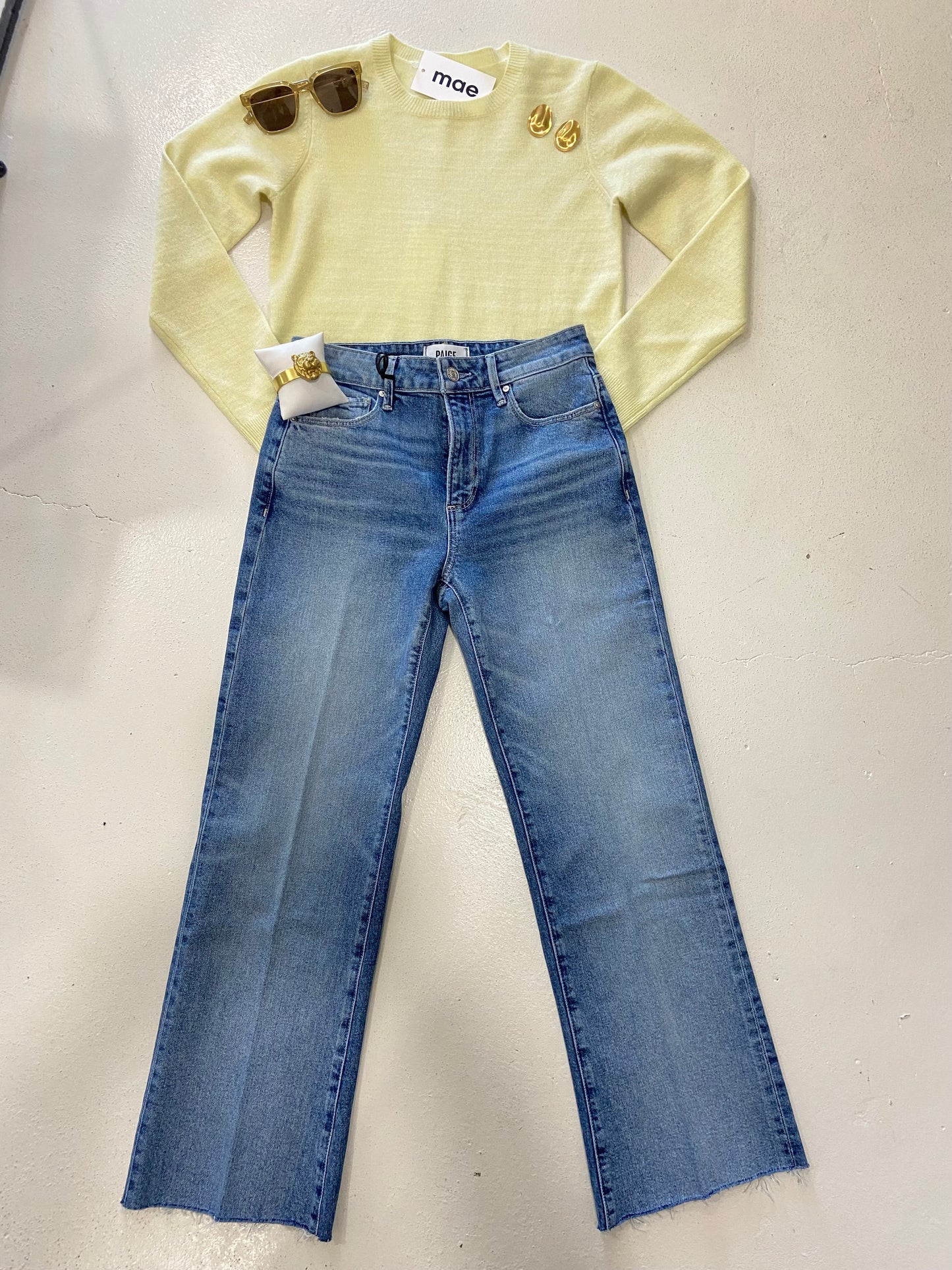 Lurex V neck