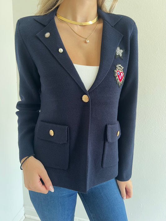 Ecole Knit Blazer