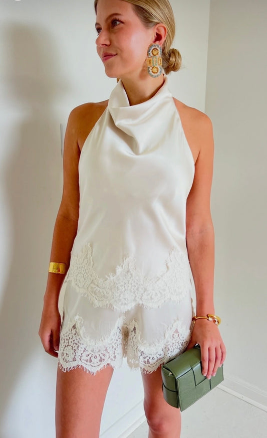 Lace Trim Top