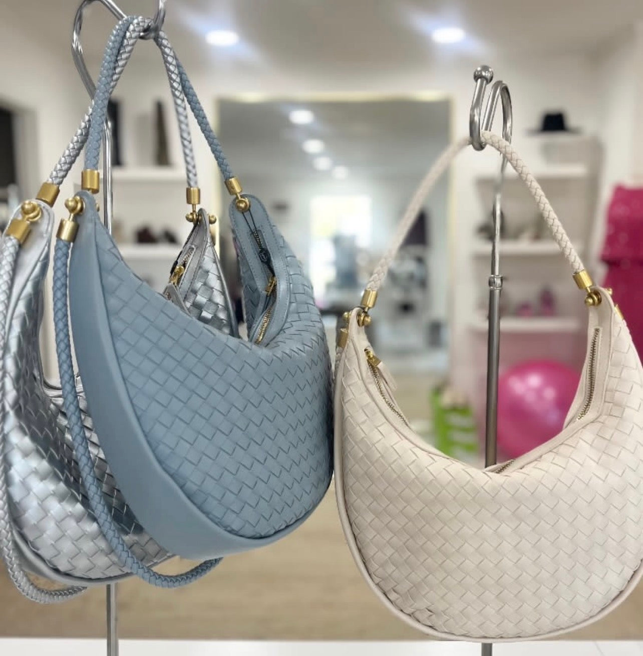 Woven Bag in Beige