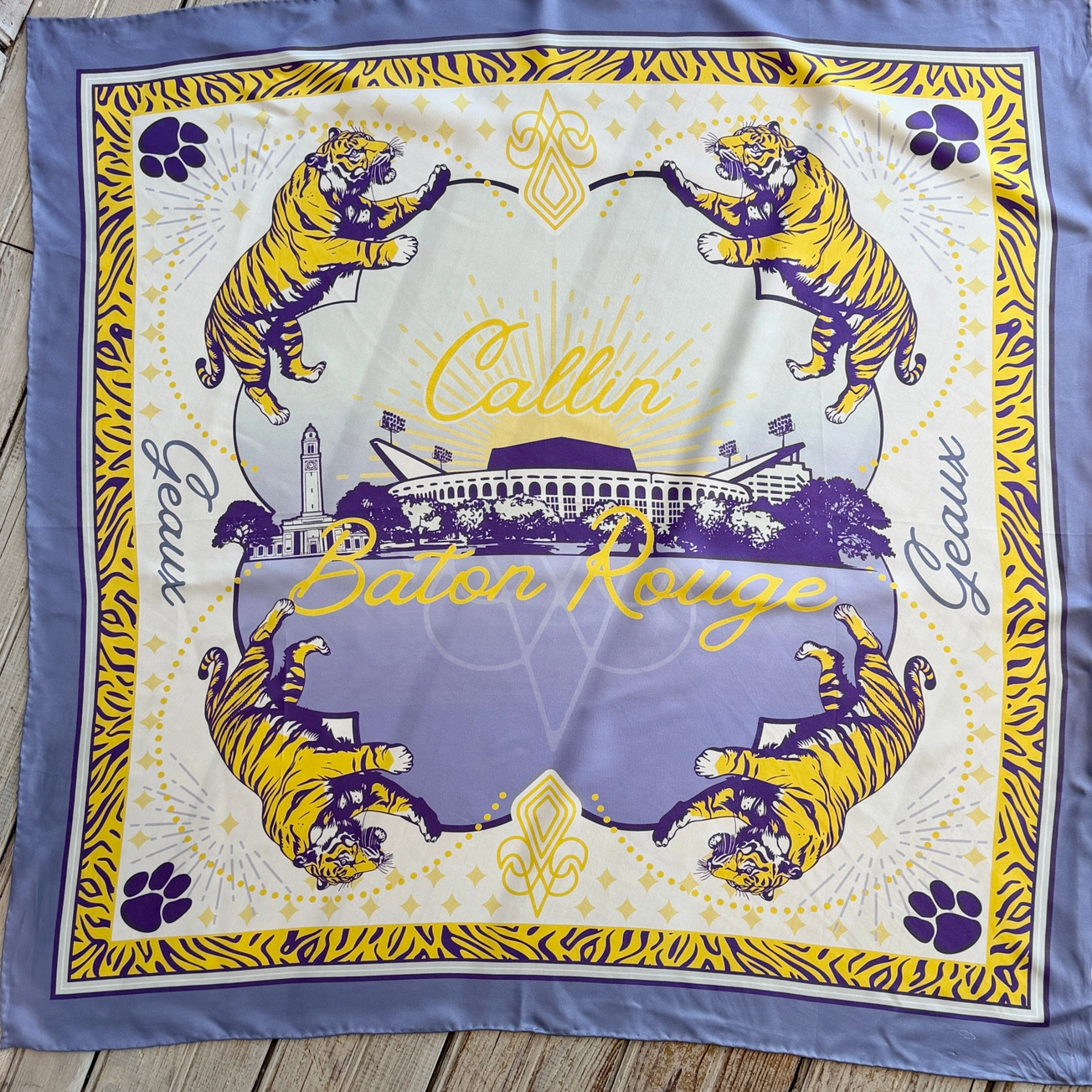 Geaux Silk Scarf