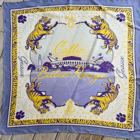 Geaux Silk Scarf