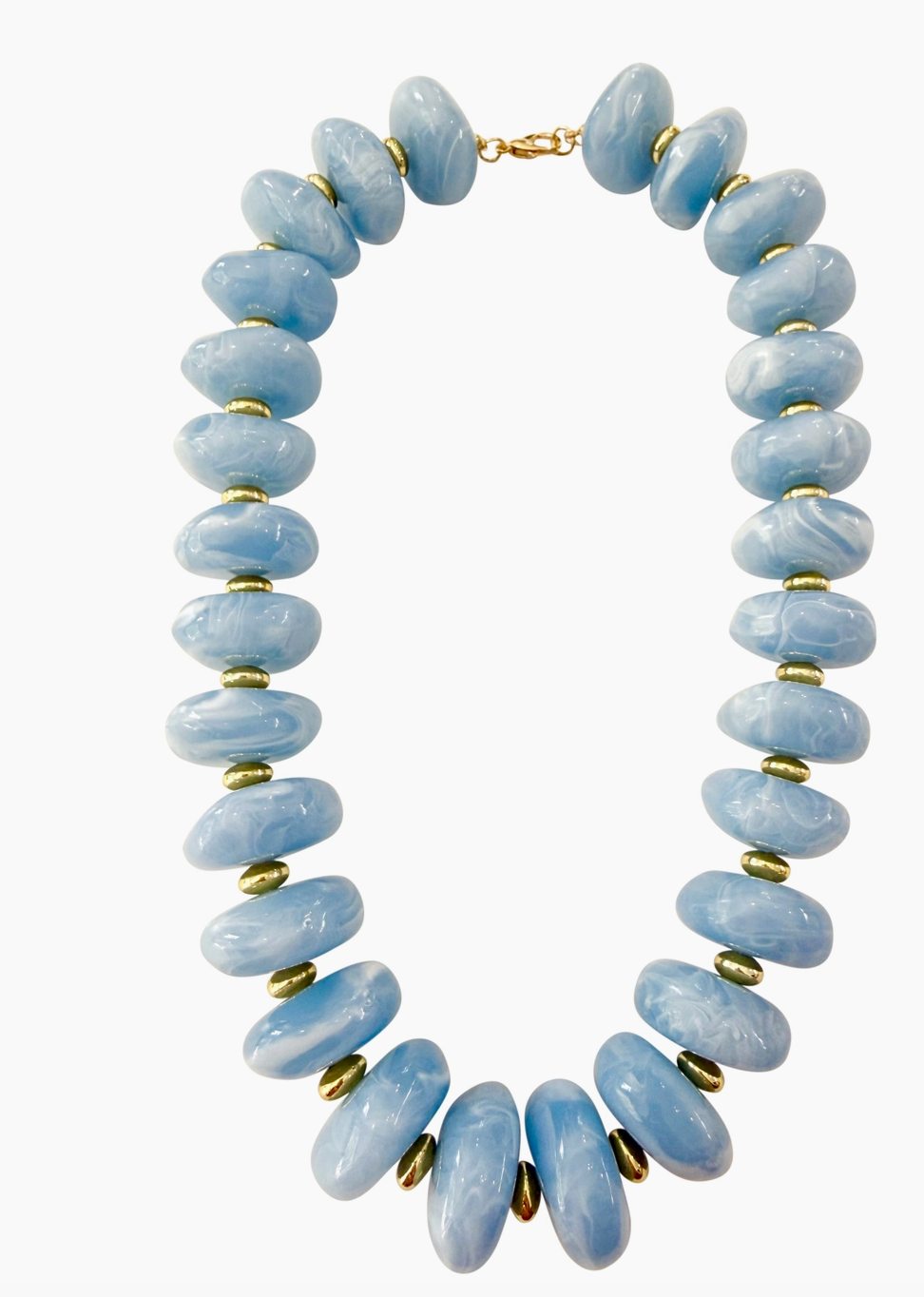 Randi Blue Chunky Necklace