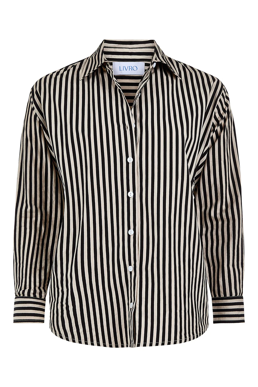 Ganache Pinstripe Top