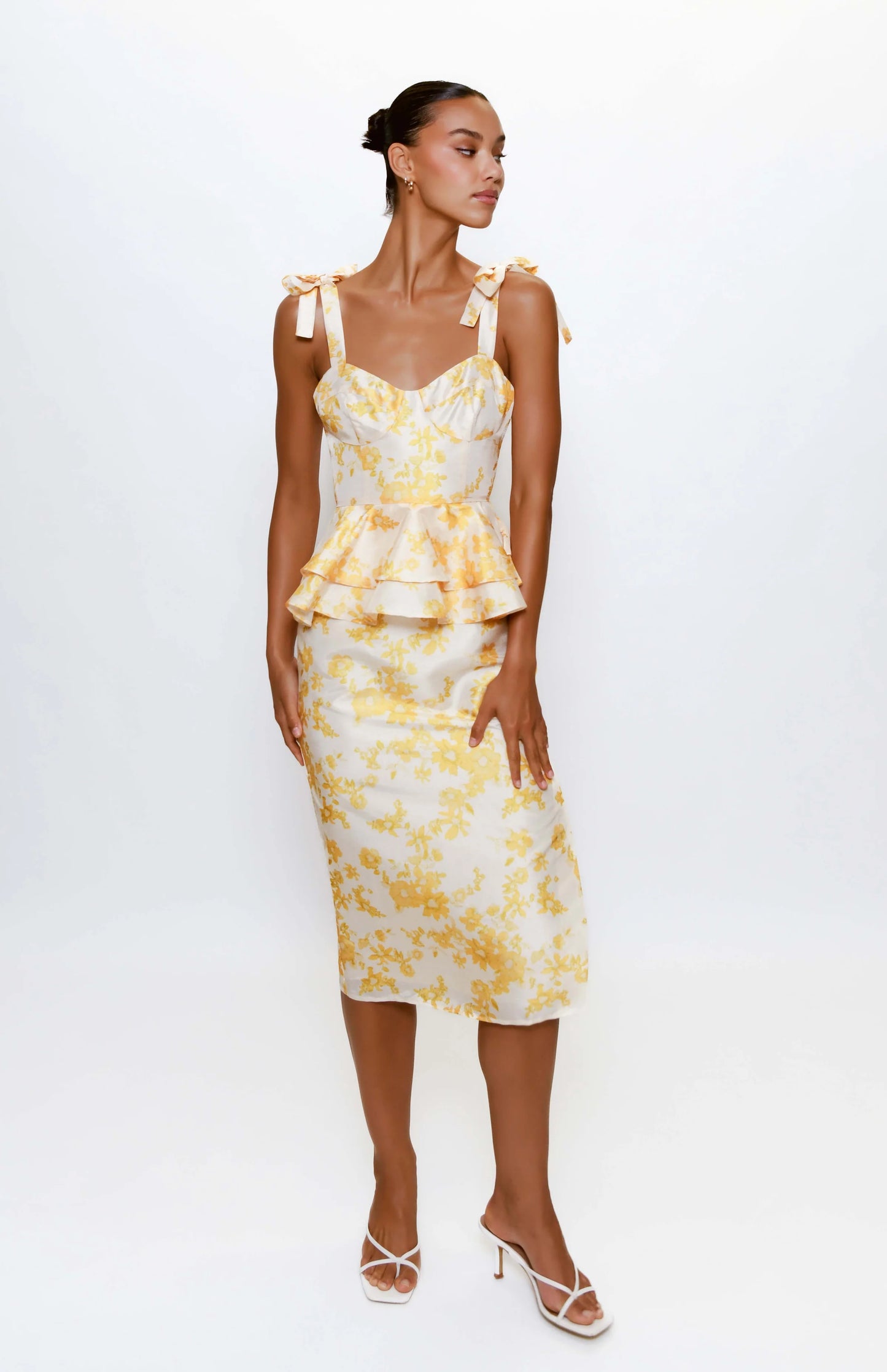 Bustier Peplum Dress